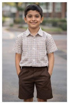 Brown Shirt and Skirt in combination